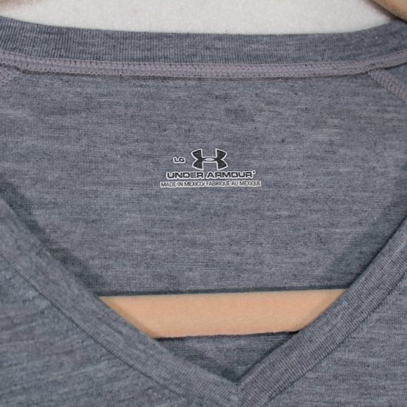Under Armour t-shirts Women's Large Gray Short Sleeve Solid - Picture 3 of 12